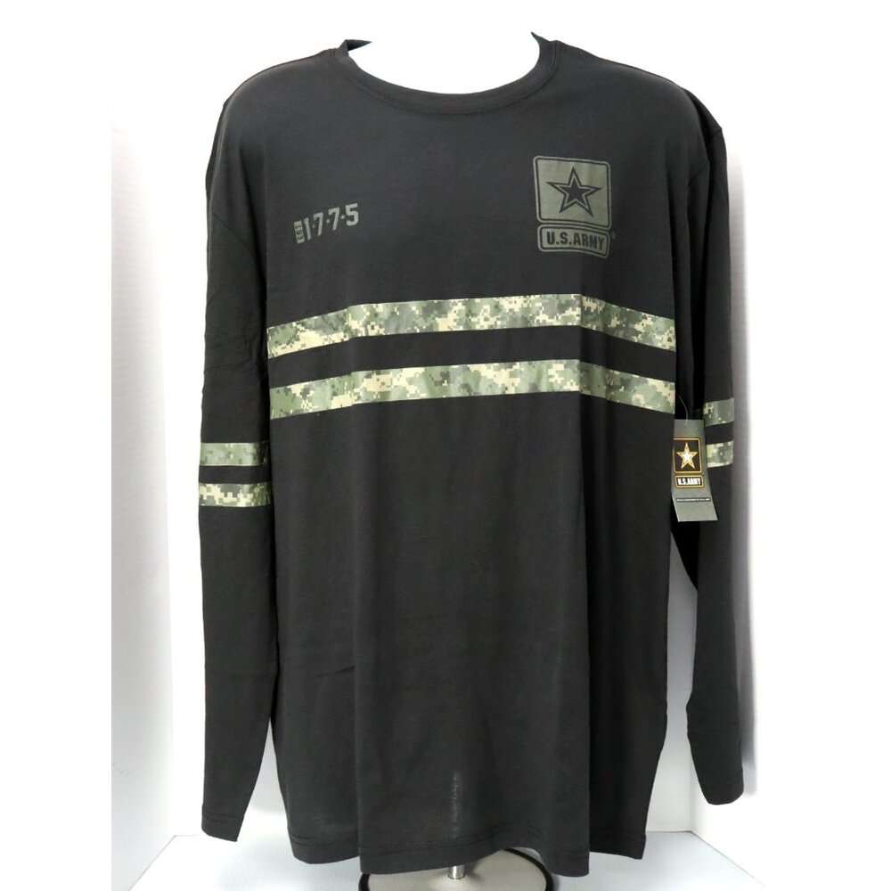 US Army Long Sleeve T-shirt Sz Mens XL Official Licensed Camo 1775 Graphics NWT